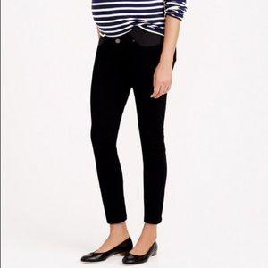 J Crew maternity toothpick jeans- deep indigo